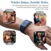 Pebble Qore View Smart Fitness Band Deep Blue