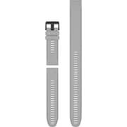 Garmin Quickfit 26 Watch Band 26mm Powder Grey Silicone 3-piece Dive Set - 010-12904-00