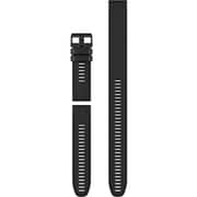 Garmin Quickfit 26 Watch Band 26mm Black Silicone 3-piece Dive Set - 010-12907-00