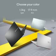 Asus Vivobook Go 14 (2026) Laptop - AMD Ryzen 5-40 / 14inch FHD / 256GB SSD / 8GB RAM / Windows 11 Home / English & Arabic Keyboard / Cool Silver / Middle East Version - [E1404FA-EB1746WS]