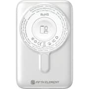 Fifth Element Pioneer Power Bank 10000mAh White - FEPBMS3IN1B