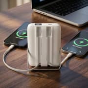 Fifth Element Pioneer Power Bank 10000mAh White - FEPBMS3IN1B