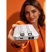 Fifth Element Pioneer Power Bank 10000mAh White - FEPBMS3IN1B