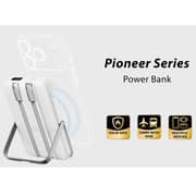 Fifth Element Pioneer Power Bank 10000mAh White - FEPBMS3IN1B