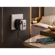 Fifth Element Helix 2 Port 45W Charger with USB-C Cable 70cm Black - FEADBICG45WB