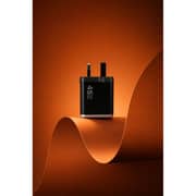 Fifth Element Helix 2 Port 45W Charger with USB-C Cable 70cm Black - FEADBICG45WB