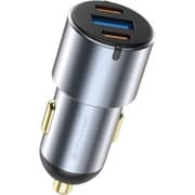 Fifth Element IGNITE Nano Pro 3 Port 60W Car Charger Grey - FECCNP60WB