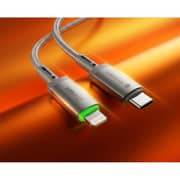 Fifth Element SNAP USB-C to Lightning Cable 1m Grey - FECBLMC27W1G
