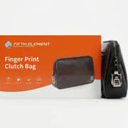 Fifth Element Alpha 1Pc Clutch Bag With Fingerprint Lock Black - FEMCPC17AA