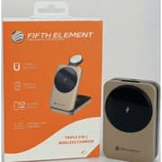 Fifth Element Orbit 3-in-1 Wireless Charger Gold - FEMC3IN1G