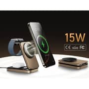 Fifth Element Orbit 3-in-1 Wireless Charger Gold - FEMC3IN1G
