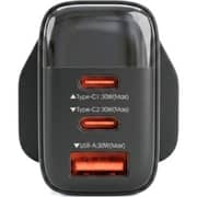 Fifth Element PULSE Firefly GaN 3 Port 30W Charger with Cable Black - FEADDDAG30B