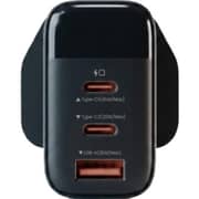 Fifth Element PULSE Firefly GaN 3 Port 45W Charger with Cable Black - FEADDDAG45B