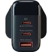 Fifth Element PULSE Firefly GaN 3 Port 65W Charger with Cable Black - FEADDDAG65B