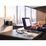 Fifth Element PULSE Firefly GaN 3 Port 65W Charger with Cable Black - FEADDDAG65B
