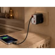 Fifth Element Helix 2 Port 35W Charger with USB-C Cable 70cm Black - FEADBICG35WB