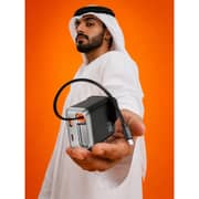 Fifth Element Helix 2 Port 35W Charger with USB-C Cable 70cm Black - FEADBICG35WB