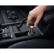 Fifth Element ROADSYNC Nano Pro 90W Car Charger with Built-in USB-C Cable Black - FECCBIC90WB