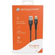 Fifth Element NEXA USB-A to Lightning Cable 1m Black - FECBLAL12W1B