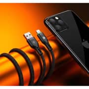 Fifth Element NEXA USB-A to Lightning Cable 1m Black - FECBLAL12W1B