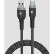 Fifth Element NEXA USB-A to USB-C Cable 1m Black - FECBLAC27W1B