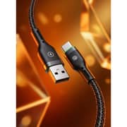 Fifth Element NEXA USB-A to USB-C Cable 1m Black - FECBLAC27W1B