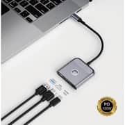 Fifth Element LINK 3 Port USB-C Hub Grey - FEUH3IN1C3G