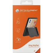 Fifth Element LOCKR MagSafe Card Holder Wallet Grey - FEMW2IN1WSG