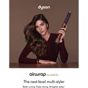 Dyson Airwrap Co-anda2x Straight and Wavy Hair Styler Plum/Copper - HS09 T1/T2 Q4