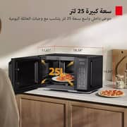 Toshiba 25L Microwave Oven - MW3-EM25PWI(MB)
