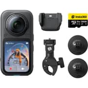 Insta360 X6 Black Action Camera Motorcycle Bundle - INST-CINSABXA-X605