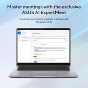 Asus ExpertBook (2026) Laptop - 2nd Series / Intel Core Ultra 7-255H / 14inch WUXGA / 512GB SSD / 32GB RAM / Shared Intel Graphics / Windows 11 Pro / English & Arabic Keyboard / Misty Grey / Middle East Version - [P3406CCA-LY0064X]
