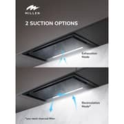 Millen HYPER M 600 GS BL Built-in Fully Integrated Hood 52cm Black