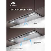 Millen HYPER M 900 BBL Built-in Fully Integrated Hood 70cm Black