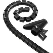 Hama Spiral Cable Sleeve 25mm x 2m Black - 220998