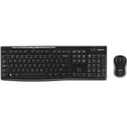 Logitech Wireless Keyboard & Mouse Combo Black - MK270