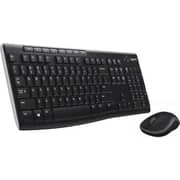 Logitech Wireless Keyboard & Mouse Combo Black - MK270