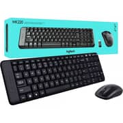 Logitech Wireless Keyboard & Mouse Combo Black - MK220