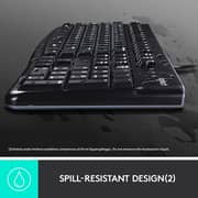 Logitech Wired Keyboard & Mouse Combo Black - MK120