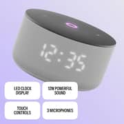 Yasmina Mini 3 Smart AI Bluetooth Speaker Grey - Y-00027 + 12 Month Subscription