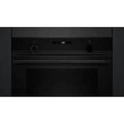Siemens iQ300 Built-in Steam Oven 60cm Black - HU736AEA0T