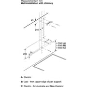 Bosch Series 6 Built-in Chimney Hood 90cm Matt Black - DWB97DN60B