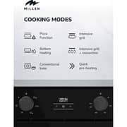 Millen Built-in Electric Oven 75L Black - MEOP 6002 BB