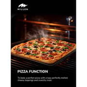 Millen Built-in Electric Oven 78L Black - MEOP 6001 BB