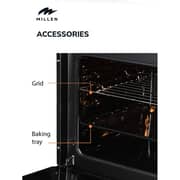 Millen Built-in Electric Oven 78L Black - MEOP 6001 BB