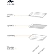 Millen Built-in Electric Oven 78L Inox - MEOP 6001 IX