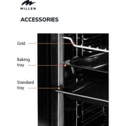 Millen Built-in Electric Oven 78L Inox - MEOP 6003 IX