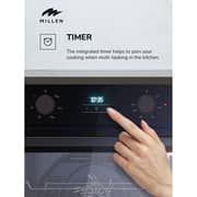 Millen Built-in Electric Oven 78L Black - MEOP 6003 BB