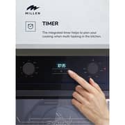 Millen Built-in Electric Oven 78L Black - MEOP 6004 BB