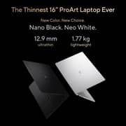 ASUS ProArt P16 (2026) Laptop - NVIDIA RTX Spark N1X with 6144-core GPU and 20-core CPU / 16inch 3K 120Hz / 1TB SSD / 32GB RAM / Shared NVIDIA Blackwell RTX GPU / Win11 Home / Nano Black / English & Arabic KB / ME Version - [H7607BA-SR142W]
